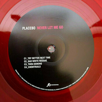 Płyta winylowa Placebo - Never Let Me Go (Red Vinyl) (2 LP) - 4