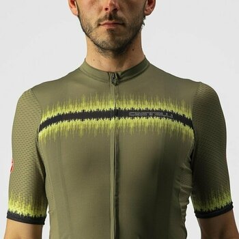 Odzież kolarska / koszulka Castelli Grimpeur Golf Moss Green M - 3