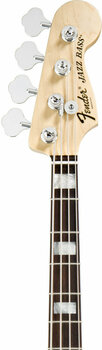 Električna bas gitara Fender American Deluxe Jazz Bass RW Olympic White - 3