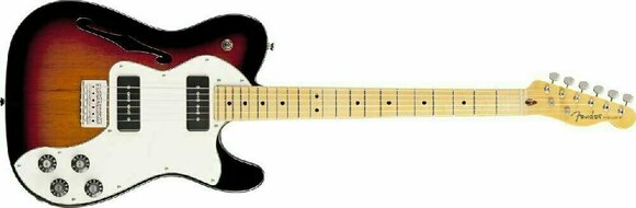 Elektromos gitár Fender Modern Player Telecaster Thinline Deluxe MN 3-Color Sunburst - 2