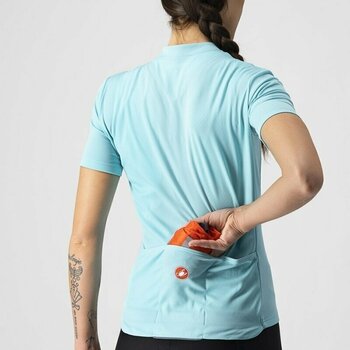 Fietsjack, vest Castelli Squadra Stretch W Jas Fiery Red/Dark Gray L - 5