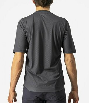 Jersey/T-Shirt Castelli Trail Tech SS Dark Gray/Black/Electric Lime S - 2