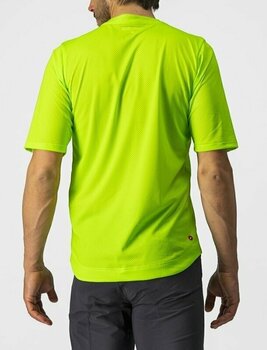 Cycling jersey Castelli Trail Tech SS Electric Lime/Dark Lime S - 2