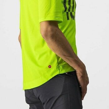 Jersey/T-Shirt Castelli Trail Tech SS Electric Lime/Dark Lime S - 5