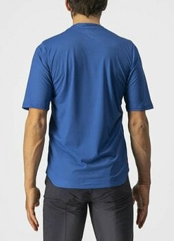 Jersey/T-Shirt Castelli Trail Tech SS Cobalt Blue/Savile Blue/Silver M - 2