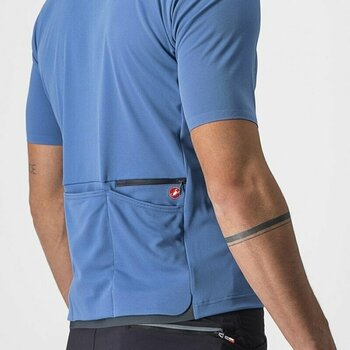 Odzież kolarska / koszulka Castelli Unlimited Allroad Golf Cobalt Blue M - 8