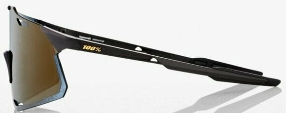 Cycling Glasses 100% Hypercraft Matte Black/Soft Gold Mirror Cycling Glasses - 3