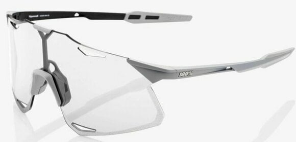 Cyklistické okuliare 100% Hypercraft Matte Stone Grey/HiPER Crimson Silver Mirror Cyklistické okuliare - 4