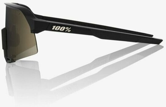 Cycling Glasses 100% S3 Soft Tact Black/Soft Gold Mirror Cycling Glasses - 3