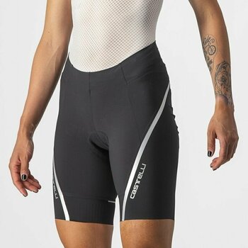 Șort / pantalon ciclism Castelli Velocissima 3 W Black/Silver XS Șort / pantalon ciclism - 4