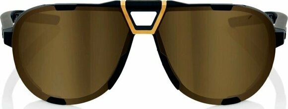 Cycling Glasses 100% Westcraft Soft Tact Black/Soft Gold Mirror Cycling Glasses - 2