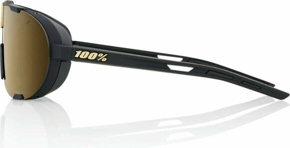 Cycling Glasses 100% Westcraft Soft Tact Black/Soft Gold Mirror Cycling Glasses - 3