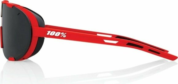 Cykelbriller 100% Westcraft Soft Tact Red/Black Mirror Cykelbriller - 3