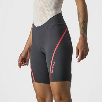 Pantaloncini e pantaloni da ciclismo Castelli Velocissima 3 W Dark Gray/Brilliant Pink S Pantaloncini e pantaloni da ciclismo - 4