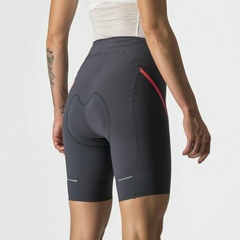 Cycling Short and pants Castelli Velocissima 3 W Dark Gray/Brilliant Pink L Cycling Short and pants - 5