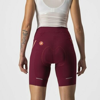 Cycling Short and pants Castelli Velocissima 3 W Bordeaux/Blush S Cycling Short and pants - 4