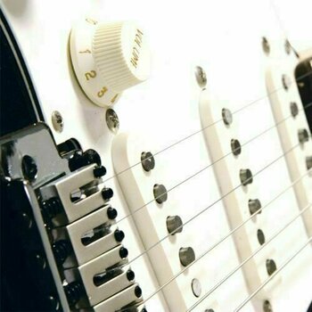 Linkshänder E-Gitarre Fender Squier Standard Stratocaster LH RW Black Metallic - 2