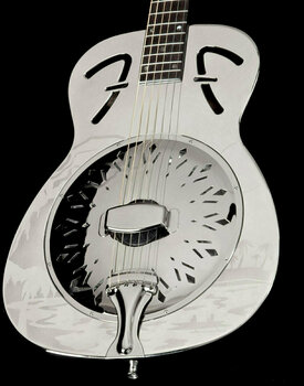 Guitarra folclórica Fender FR-55 Hawaiian Resonator - 3