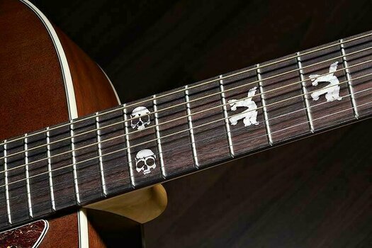 Guitarra eletroacústica Fender Tim Armstrong Hellcat Natural - 4
