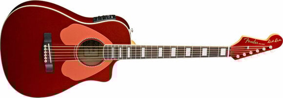 Elektro akustična gitara Fender Dick Dale Signature Kingman SCE Surfin' Red - 3