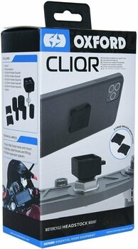 Moto porta cellulare / GPS Oxford CLIQR Headstock Mount Titolare - 3