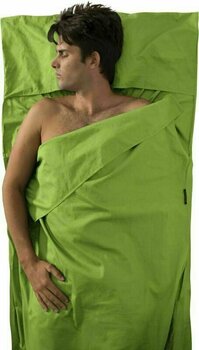 Sleeping Bag Sea To Summit Premium Cotton Liner Traveller Green Sleeping Bag - 2