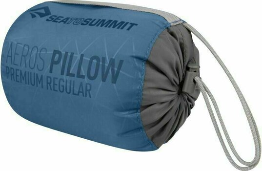 Tapete, almofada Sea To Summit Aeros Premium Regular Navy Blue Travesseiro - 4
