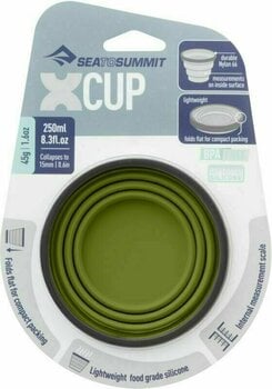 Eco Cup, lämpömuki Sea To Summit X-Cup Olive 250 ml Cup - 5
