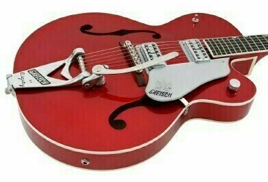Semiakustická gitara Gretsch G6120SHA TV Setzer Hot Rod Candy Apple Red - 2