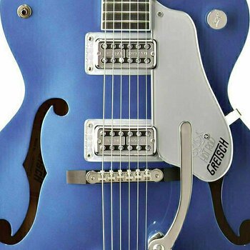Polu-akustična gitara Gretsch G6120SHB TV Setzer Hot Rod Regal Blue - 3