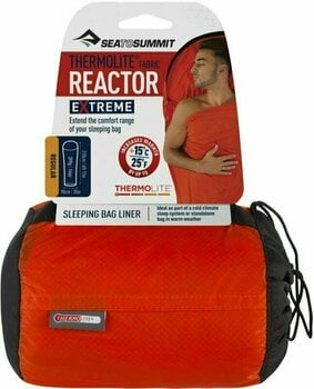 Sac de couchage Sea To Summit Reactor Extreme Thermolite Mummy Liner Red Sac de couchage - 2