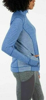 Sacou Sunice Womens Elena Ultralight Stretch Thermal Layers Jacket Blue Stone Melange L - 7