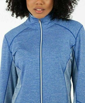 яке Sunice Womens Elena Ultralight Stretch Thermal Layers Jacket Blue Stone Melange M - 3
