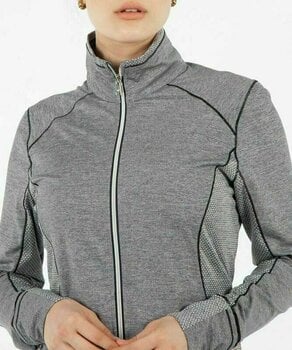 яке Sunice Womens Elena Ultralight Stretch Thermal Layers Jacket Charcoal Melange M - 3