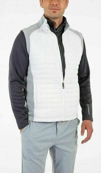 Colete Sunice Mens Hamilton Thermal Hybrid Vest Pure White/Magnesium XL - 5