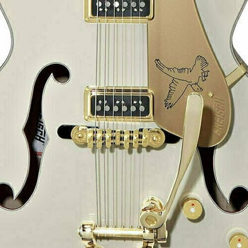 Semi-akoestische gitaar Gretsch G6136T LDS White Falcon - 2
