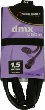 Kable do DMX ADJ AC-DMX5/15 -5 p. XLR m/5 p. XLR f 1,5m - 2