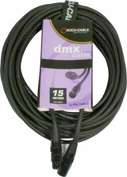 Kable do DMX ADJ AC-DMX5/15 5 p. XLR m/5 p. XLR f 15m DMX - 2
