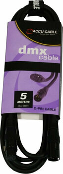 Kable do DMX ADJ AC-DMX5/5 - 5 p. XLR m/5 p. XLR f 5m DMX - 2