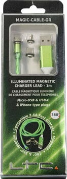 USB kábel LTC Audio Magic-Cable-GR Zöld 1 m USB kábel - 4