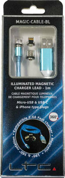 USB Kábel LTC Audio Magic-Cable-BL Modrá 1 m USB Kábel - 4