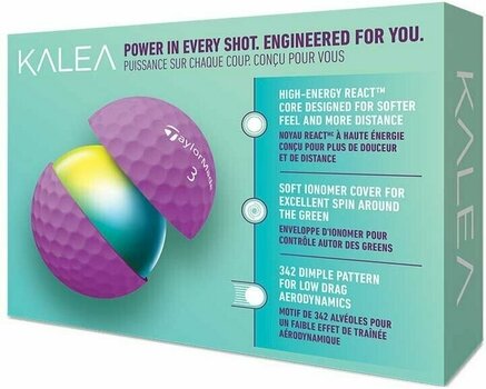 Nova loptica za golf TaylorMade Kalea Golf Balls Purple 2022 - 4