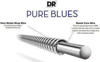 Struny pre elektrickú gitaru DR Strings PHR-10 Pure Blues 3-Pack Struny pre elektrickú gitaru - 1
