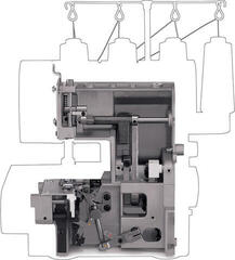 Overlock Singer 14HD854 Overlock - 5