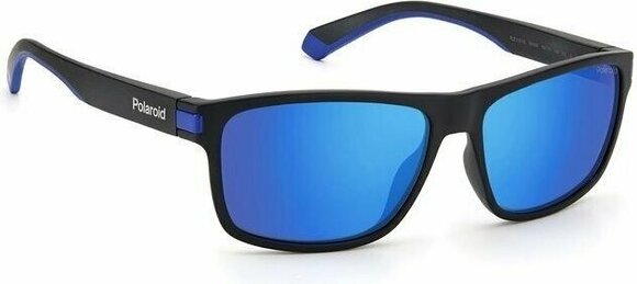 Sport Glasses Polaroid PLD 2121/S 5X/0VK Matte Black/Blue - 2