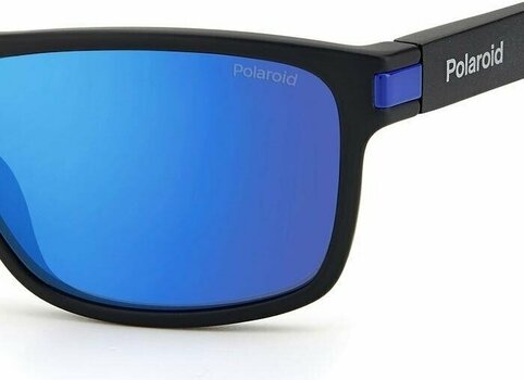 Sport Glasses Polaroid PLD 2121/S 5X/0VK Matte Black/Blue - 5