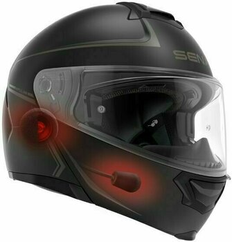 Helm Sena Impulse Matt Black S Helm - 6