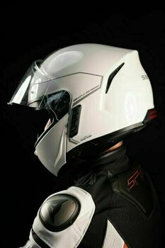 Helm Sena Impulse Glossy White S Helm - 11