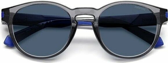 Lifestyle Glasses Polaroid PLD 2124/S 09V/C3 Grey/Blue UNI Lifestyle Glasses - 4