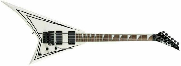 Guitarra eléctrica Jackson Rhoads RRXMG RW White with Black Pinstripes - 2